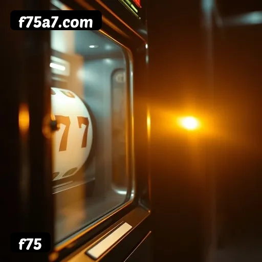 App f75 para iOS e Android — interface mobile, login biométrico e PIX integrado